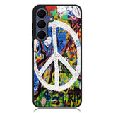 Peace Sign Graffiti Love Art Samsung Galaxy S25 FE Case BC1701