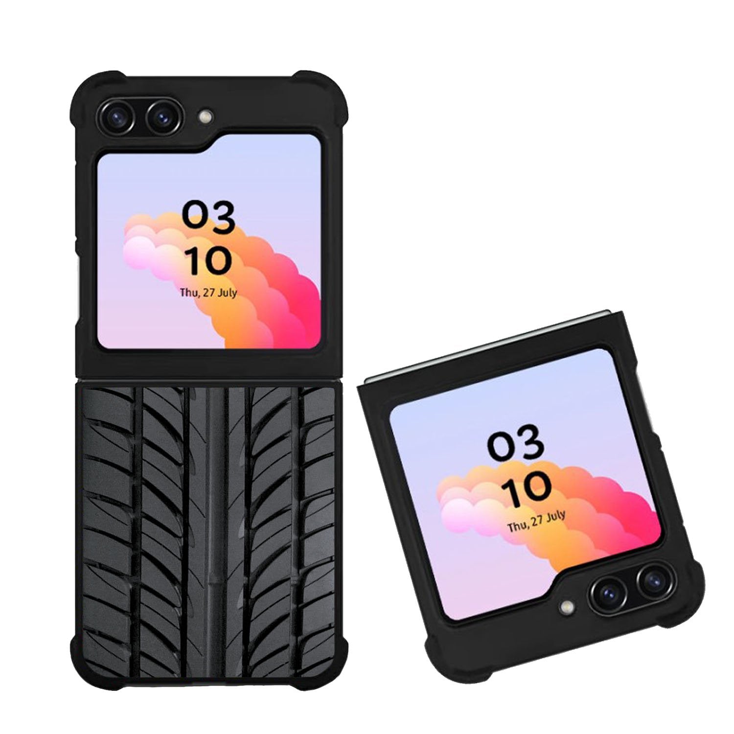 fun cute tires Case Samsung Galaxy Z Flip 5 5G BC1695