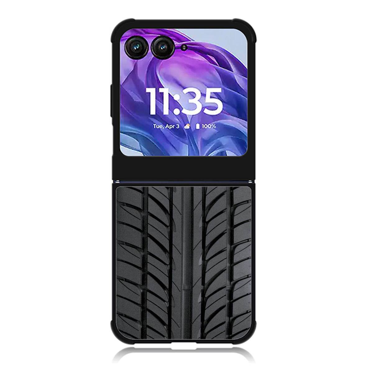 fun cute tires Motorola Moto Razr 2024 , Moto Razr 50 Case FE1695