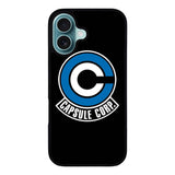 Dragonball Capsule Corporation Case iPhone 16 Plus BC1704