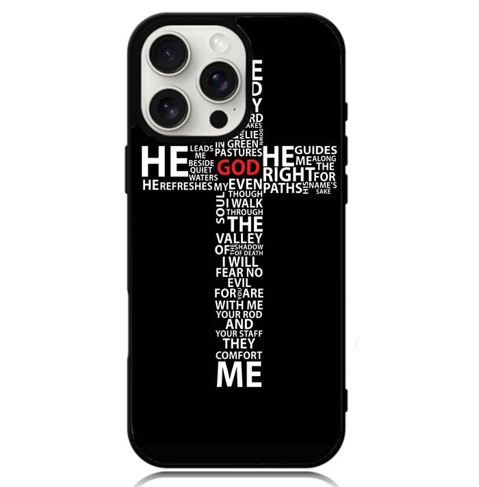 cross typography Case iPhone 16 Pro BC1706