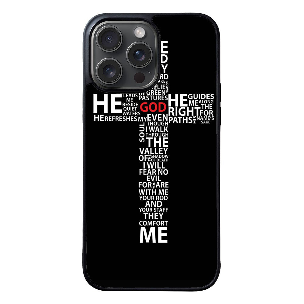 cross typography Case iPhone 15 Pro Max BC1706