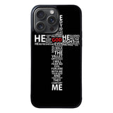 cross typography Case iPhone 15 Pro Max BC1706