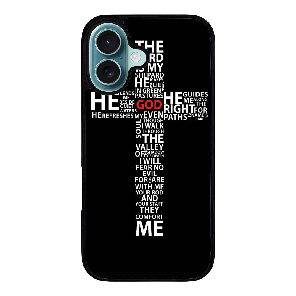 cross typography Case iPhone 16 Plus BC1706