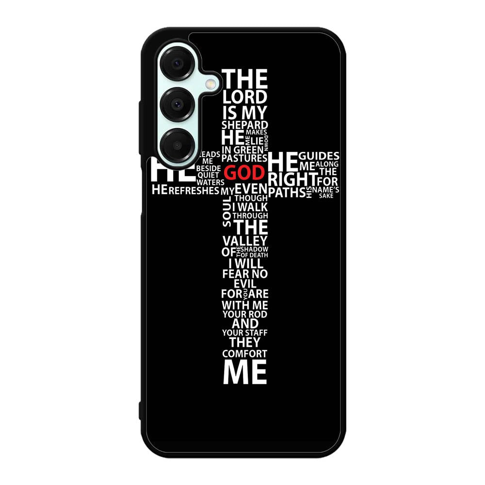 cross typography Samsung Galaxy A16 Case BC1706