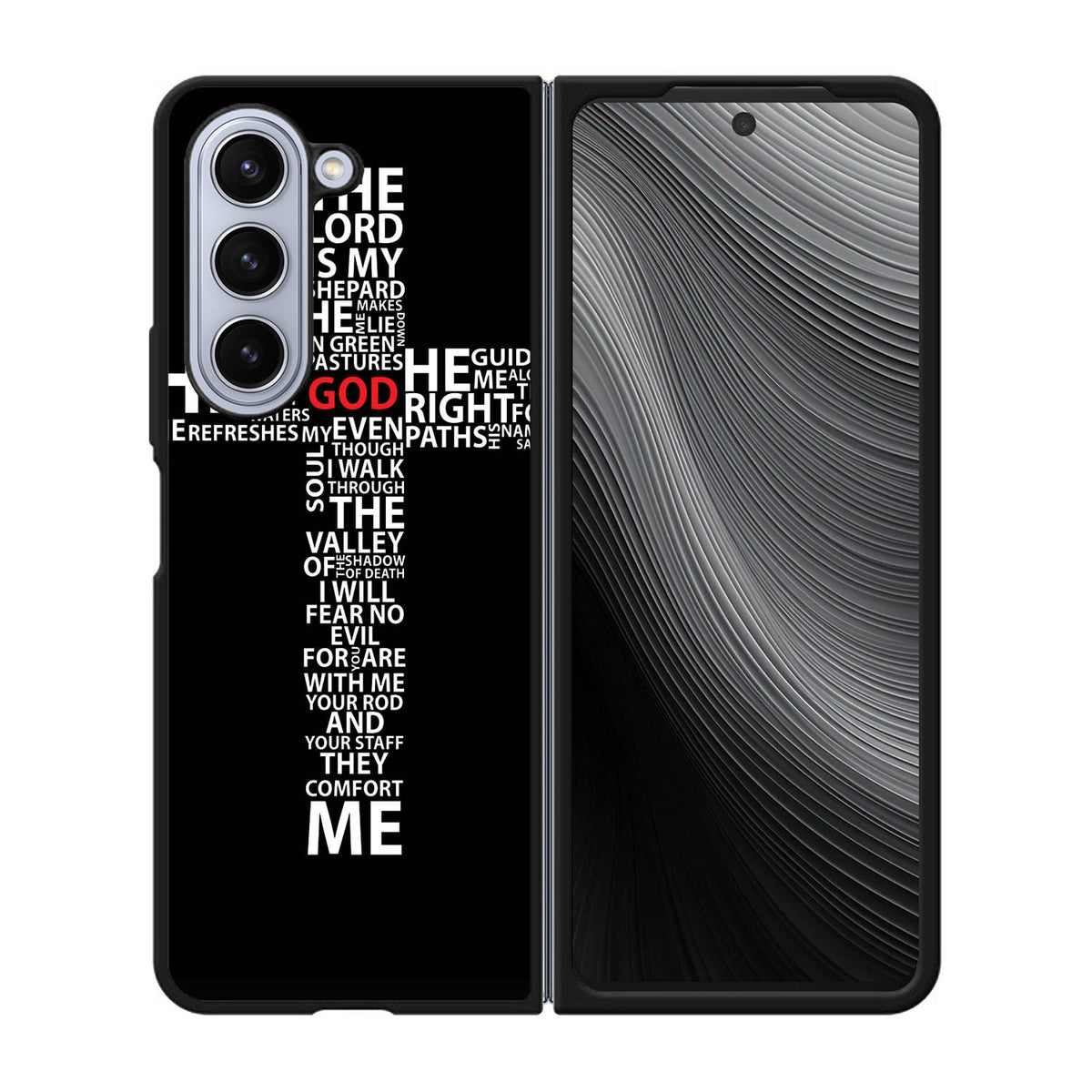 cross typography Case Samsung Galaxy z Fold 5 5G BC1706