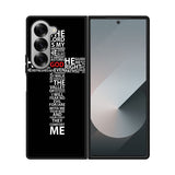 cross typography Case Samsung Galaxy Z Fold 6 5G BC1706