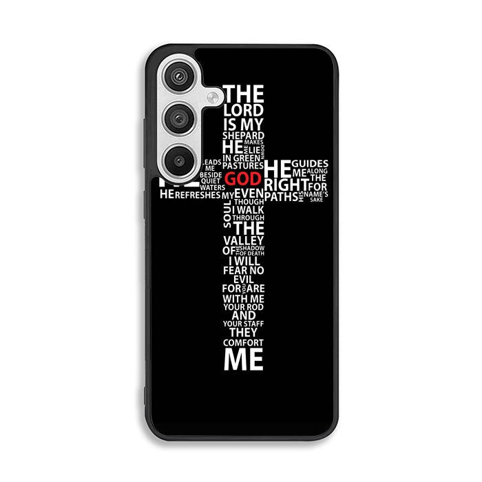 cross typography Samsung Galaxy A26 Case BC1706
