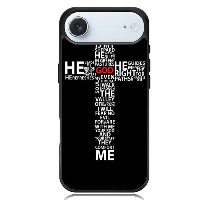cross typography iPhone 17 Air Case BC1706