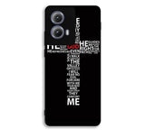 cross typography Motorola Moto Edge 2024 Case BC1706