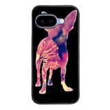 Chihuahua Dog Silhouette Rose Blossom Case Google Pixel 9A BC1707