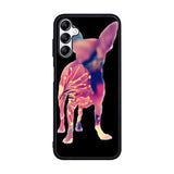 Chihuahua Dog Silhouette Rose Blossom Case Samsung Galaxy A15 BC1707