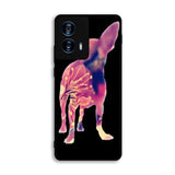 Chihuahua Dog Silhouette Rose Blossom Motorola Moto G Power 5G 2024 Case BC1707