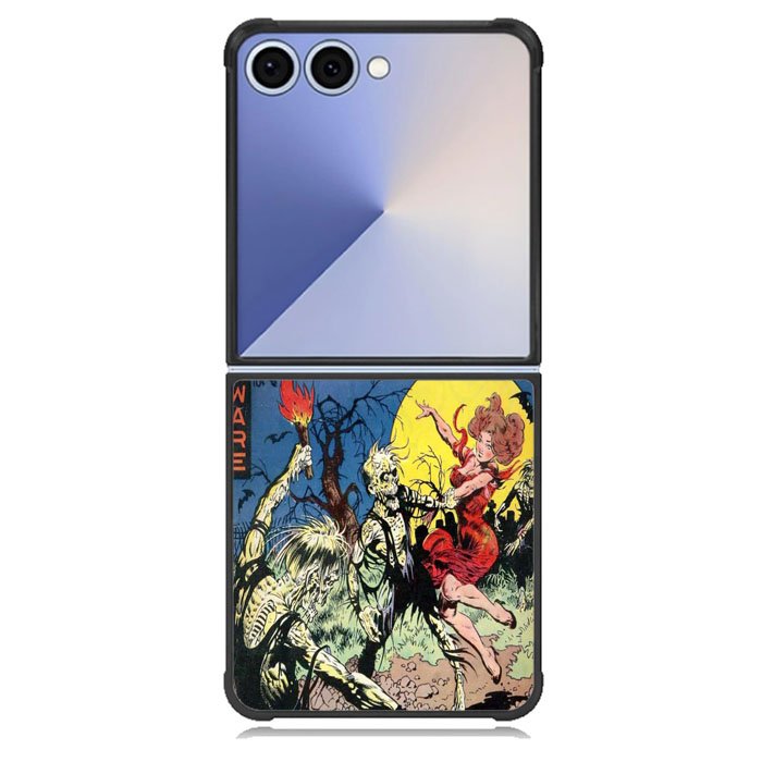 Vintage Horror Comic The Bell Tolls Death Samsung Galaxy Z Flip 7 Case BC1709