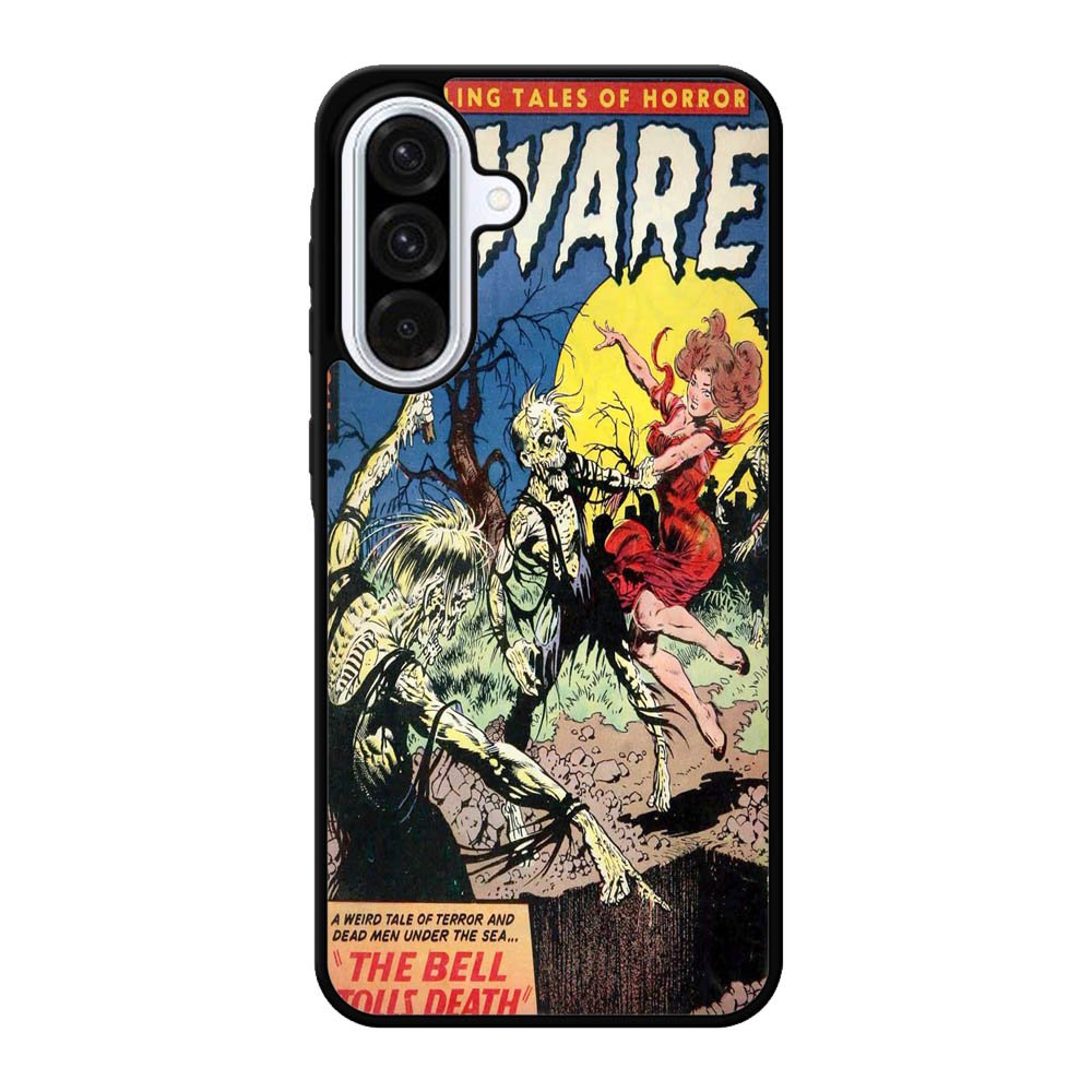 Vintage Horror Comic The Bell Tolls Death Samsung Galaxy A56 Case BC1709