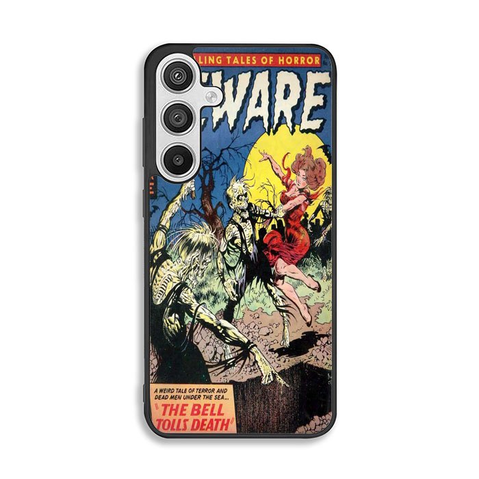 Vintage Horror Comic The Bell Tolls Death Samsung Galaxy A26 Case BC1709