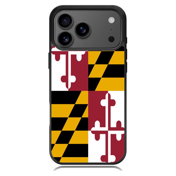 Maryland Flag iPhone 17 Pro Case BC1717