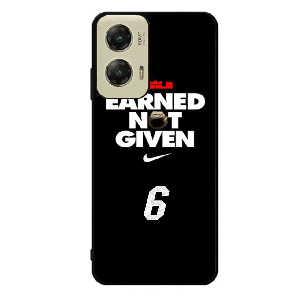 Lebron James Earned Not Given Case Motorola Moto G Stylus 2024 5G BC1697