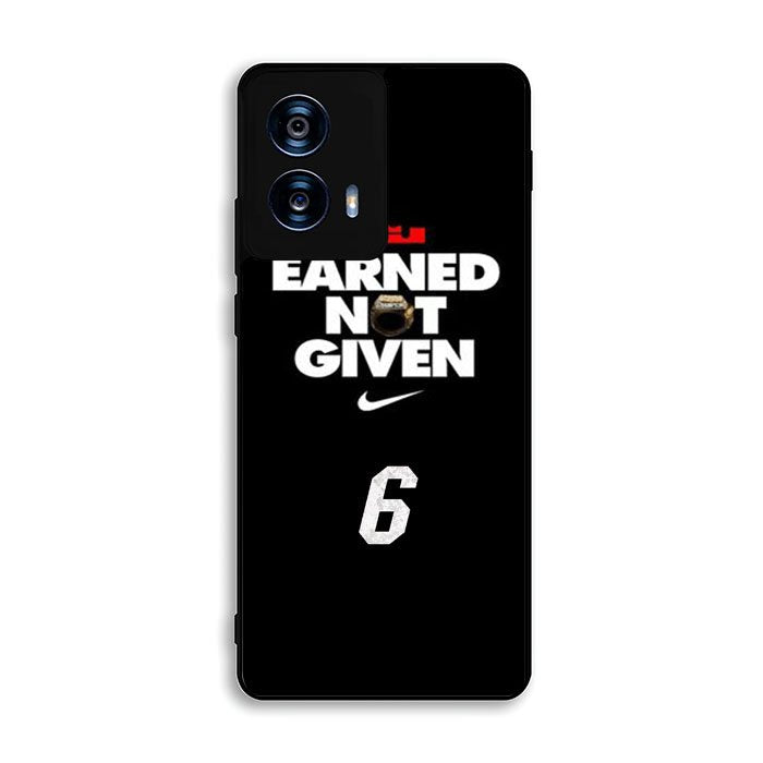 Lebron James Earned Not Given Motorola Moto G Power 5G 2024 Case BC1697