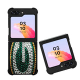 Greenbay Packers Sparkle Blink-Blink Print Case Samsung Galaxy Z Flip 5 5G BC1698