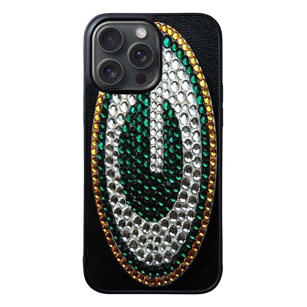 Greenbay Packers Sparkle Blink-Blink Print Case iPhone 15 Pro BC1698