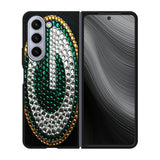 Greenbay Packers Sparkle Blink-Blink Print Case Samsung Galaxy z Fold 5 5G BC1698