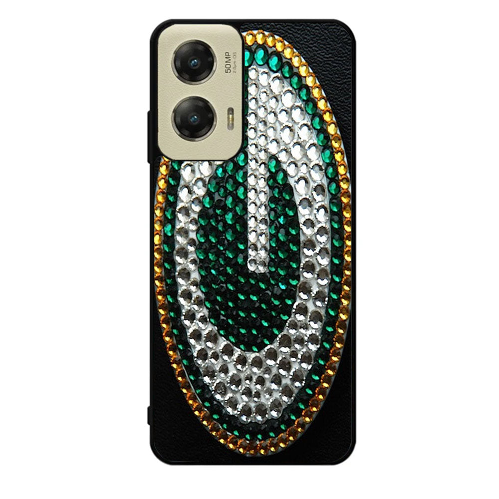Greenbay Packers Sparkle Blink-Blink Print Case Motorola Moto G Stylus 2024 5G BC1698