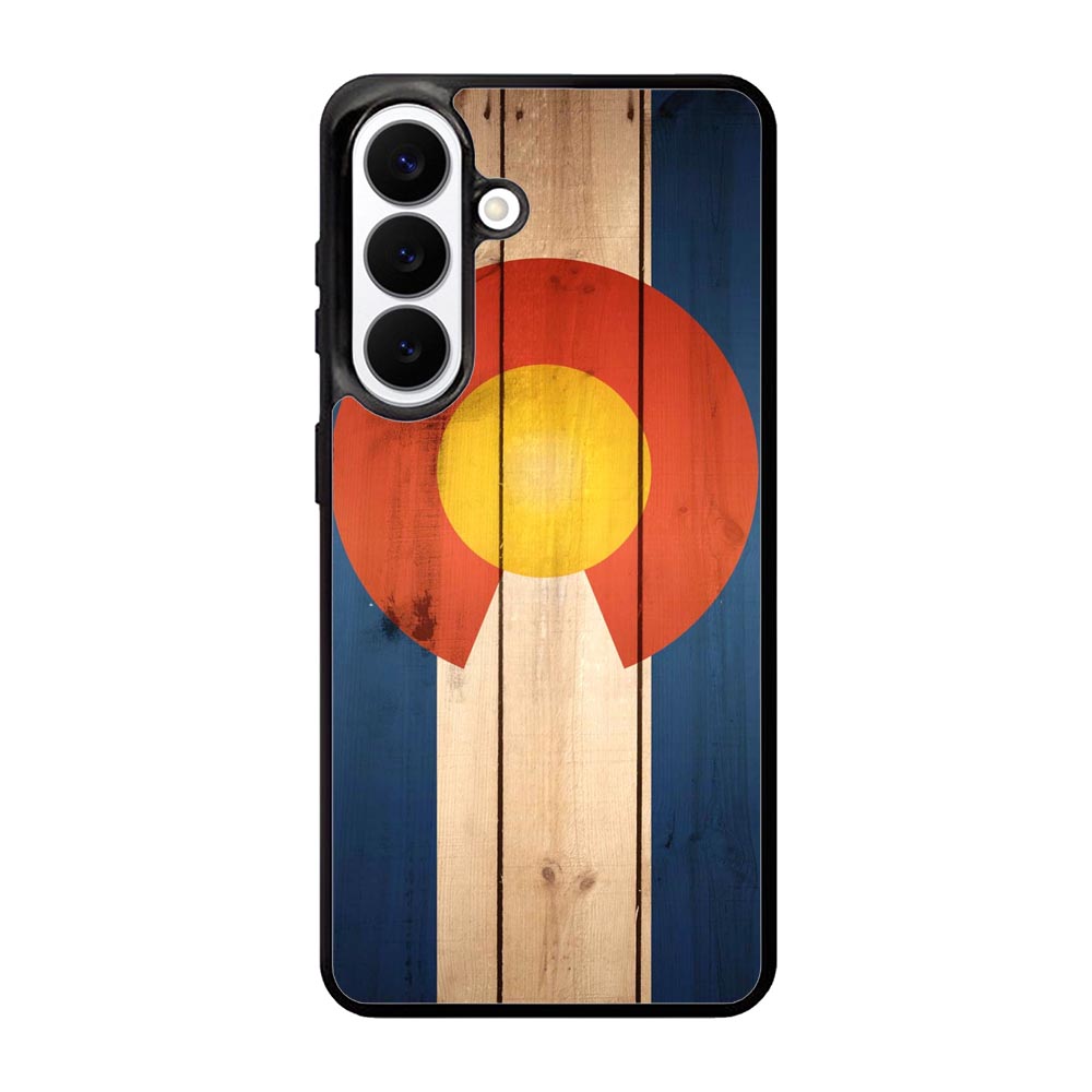 Colorado State Flag Wood Samsung Galaxy S26 Plus Case BC1718