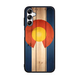 Colorado State Flag Wood Case Samsung Galaxy A15 BC1718