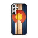 Colorado State Flag Wood Samsung Galaxy A26 Case BC1718