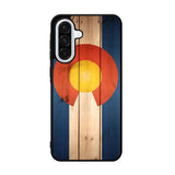 Colorado State Flag Wood Samsung Galaxy A36 Case BC1718