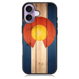 Colorado State Flag Wood iPhone 17 Case BC1718