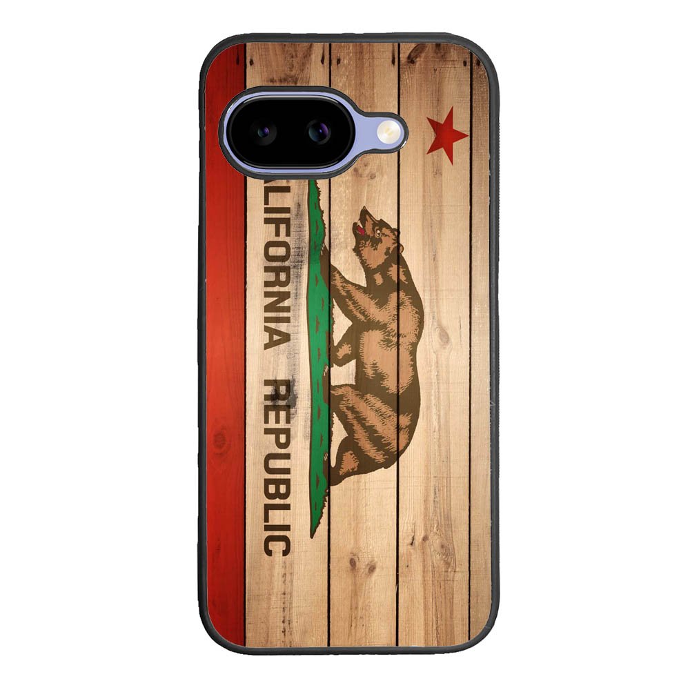 California Republic State Flag Wood Google Pixel 10A Case BC1722