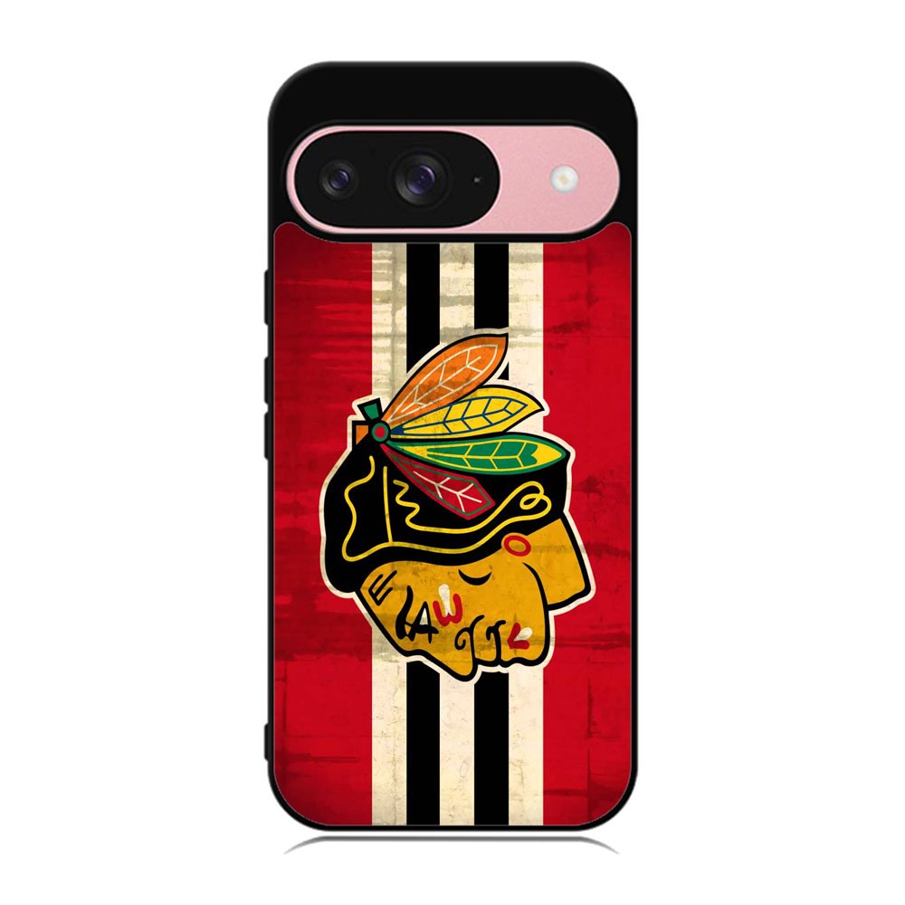 BlackHawks NHL Team Logo Case Google Pixel 9 BC1696