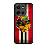 BlackHawks NHL Team Logo Motorola Moto G 5G 2025 Case BC1696
