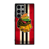 BlackHawks NHL Team Logo Case Samsung Galaxy S24 Ultra 5G BC1696