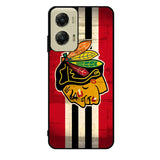 BlackHawks NHL Team Logo Case Motorola Moto G Stylus 2024 5G BC1696