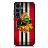 BlackHawks NHL Team Logo Samsung Galaxy S25 FE Case BC1696