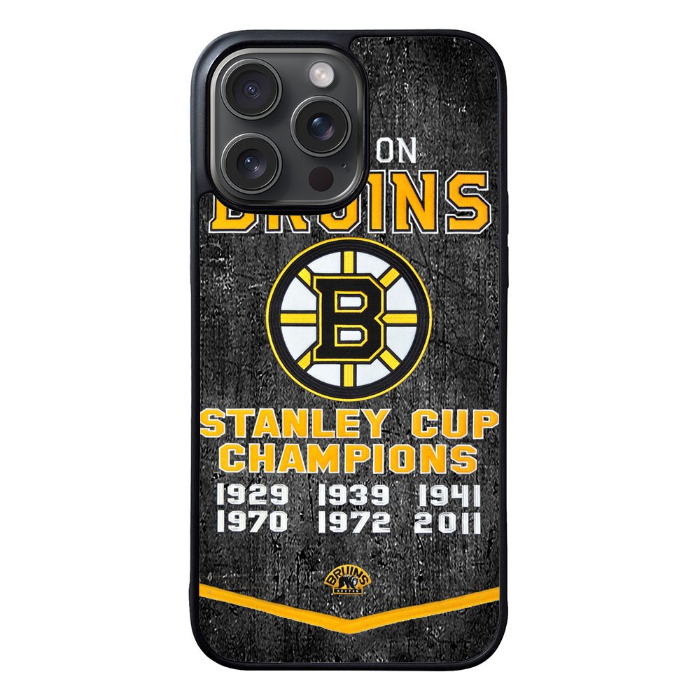 Boston Bruins Grunge Hockey2 Case iPhone 15 Pro Max BC1725