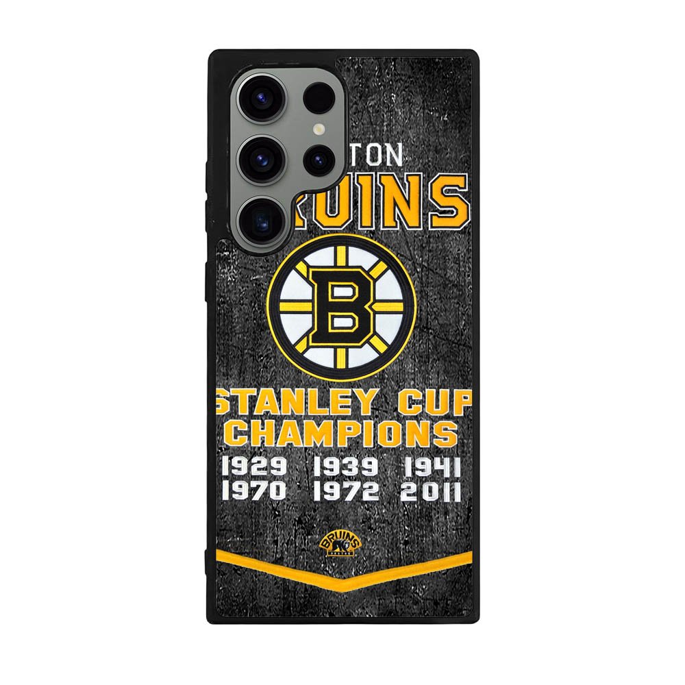 Boston Bruins Grunge Hockey2 Case Samsung Galaxy S24 Ultra 5G BC1725