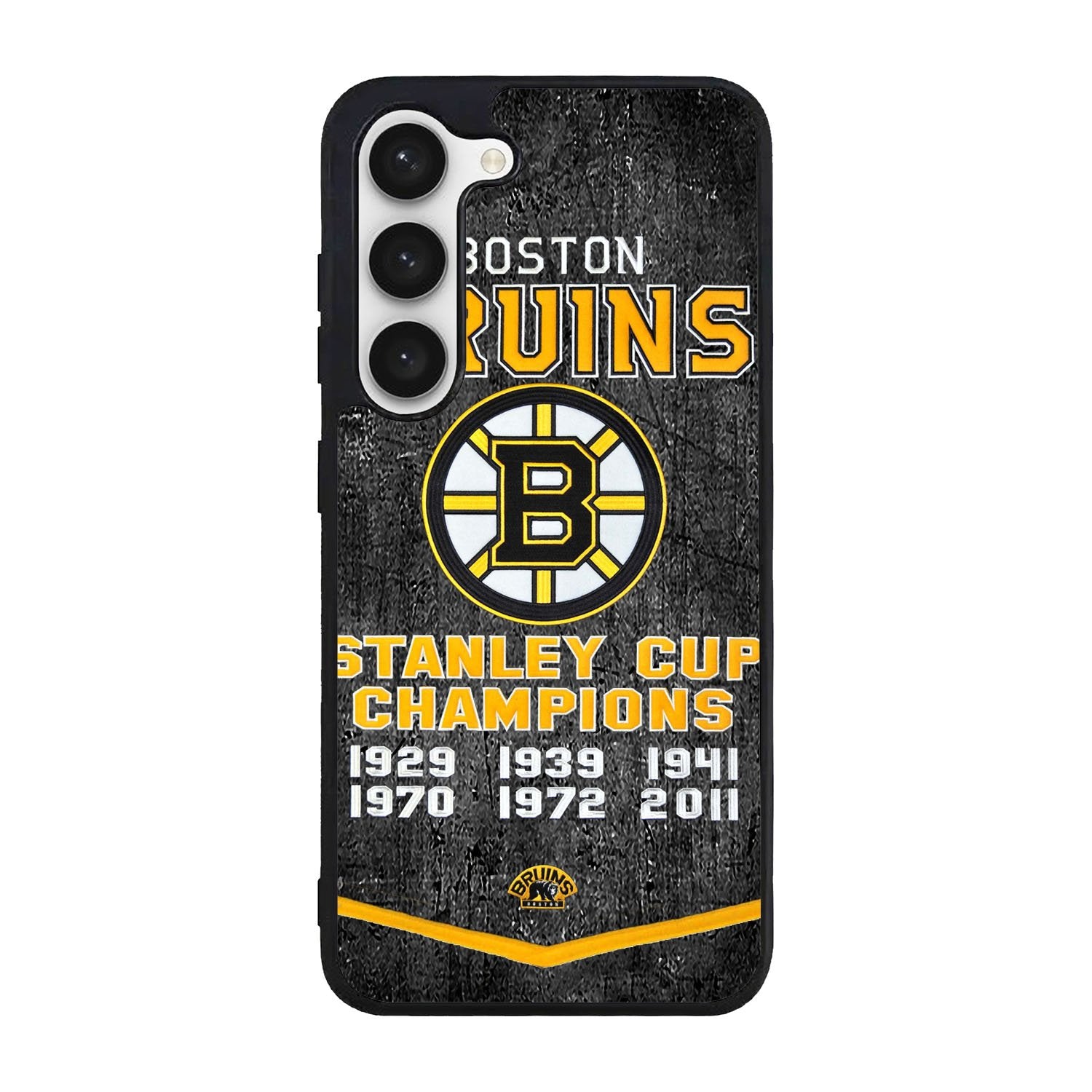 Boston Bruins Grunge Hockey2 Case Samsung Galaxy S23 FE 5G BC1725