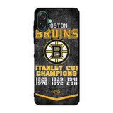 Boston Bruins Grunge Hockey2 Case Samsung Galaxy A07 BC1725