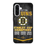 Boston Bruins Grunge Hockey2 Samsung Galaxy A56 Case BC1725
