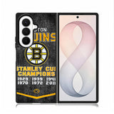 Boston Bruins Grunge Hockey2 Samsung Galaxy Z Fold 8 Ultra Case BC1725
