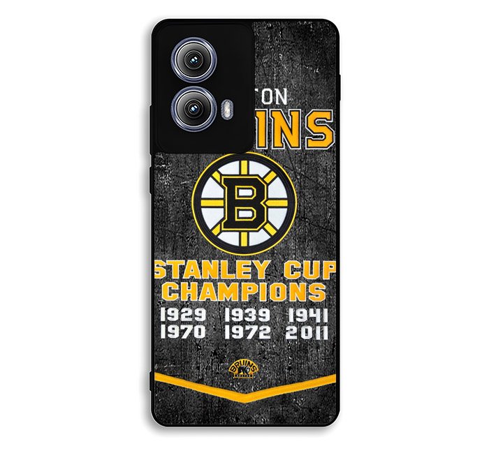 Boston Bruins Grunge Hockey2 Motorola Moto Edge 2024 Case BC1725