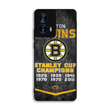 Boston Bruins Grunge Hockey2 Motorola Moto G Power 5G 2024 Case BC1725