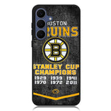 Boston Bruins Grunge Hockey2 Samsung Galaxy S25 FE Case BC1725