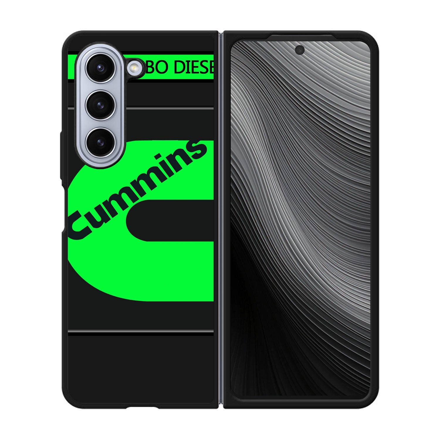 cummins turbo diesel green Case Samsung Galaxy z Fold 5 5G BC1727