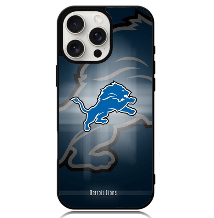 detroit lions nfl team mascot logo Case iPhone 16 Pro BC1730