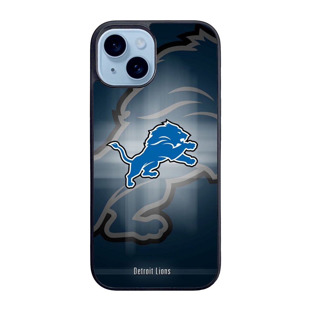 detroit lions nfl team mascot logo Case iPhone 15 Plus BC1730